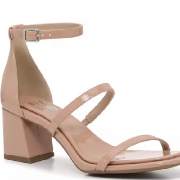 Mix No. 6 Shoes - Mix No. 6 Blush Strappy Block Heels